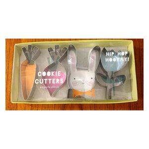NIB SEALED Meri MERI Cookie Cutters Hip Hop Hooray Spring Bunny Carrot Flower +